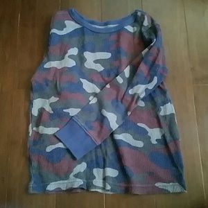 Long sleeve camo shirt
